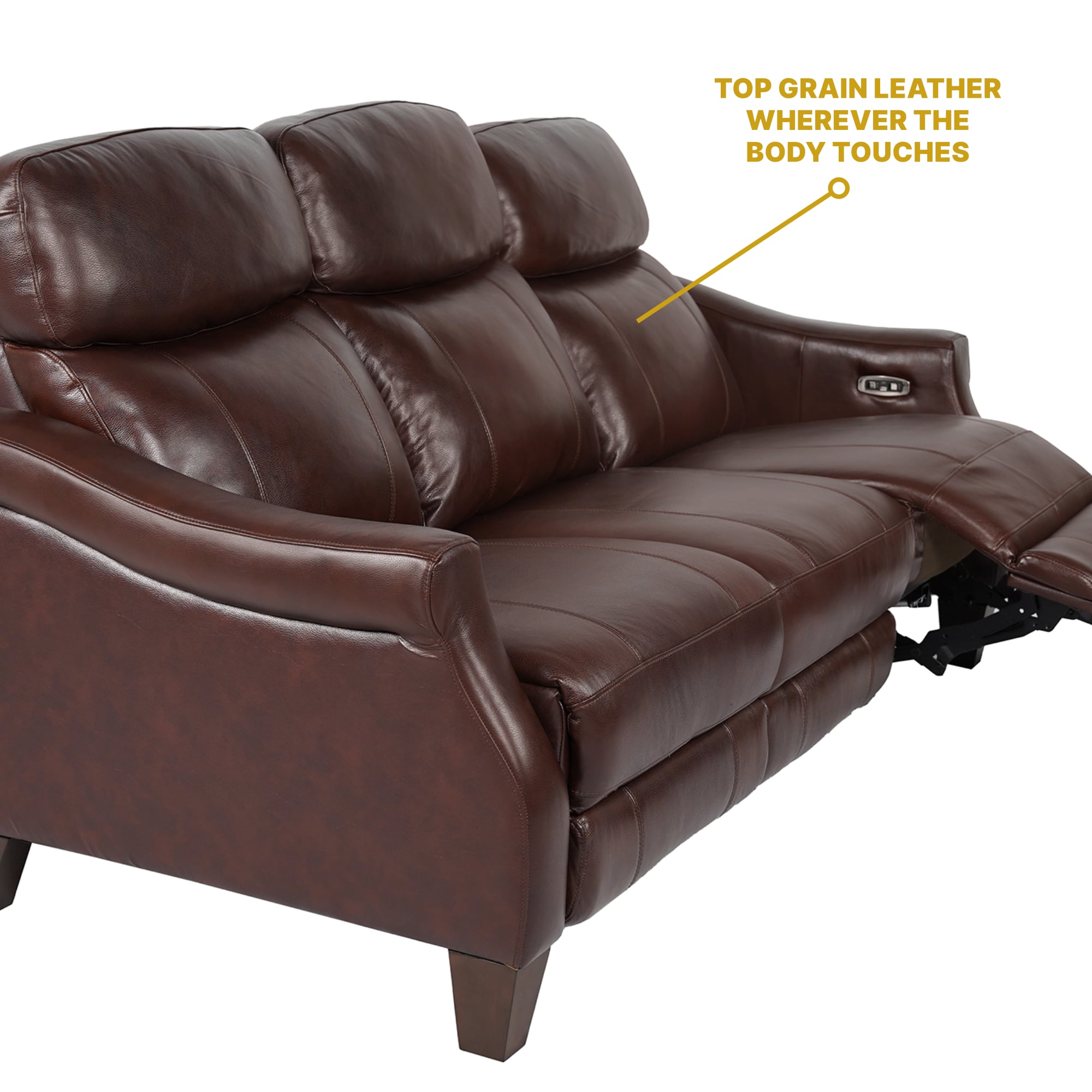 Armen Living Felicity Zero Gravity Power Reclining Sofa