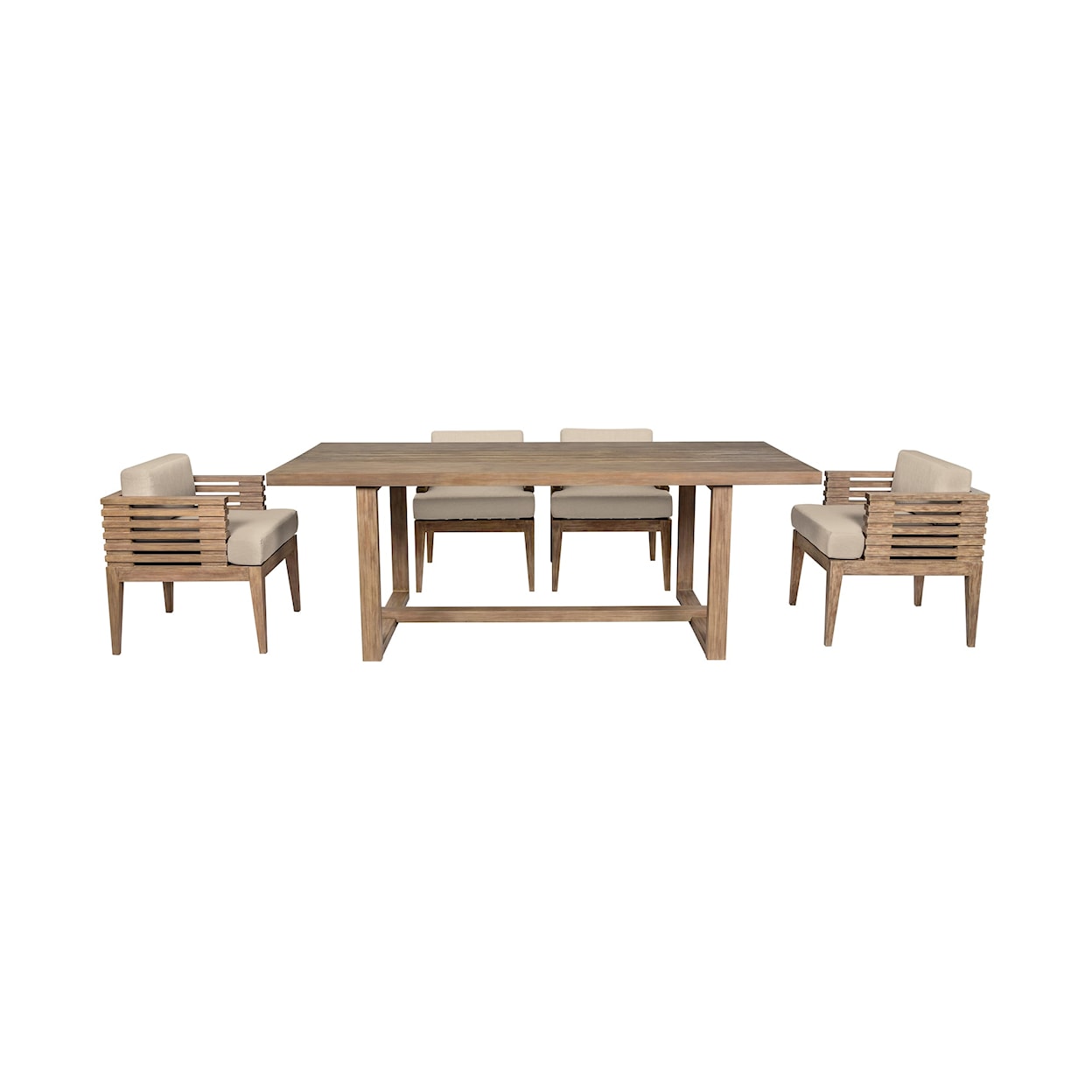 Armen Living Vivid Outdoor 5-Piece Dining Set