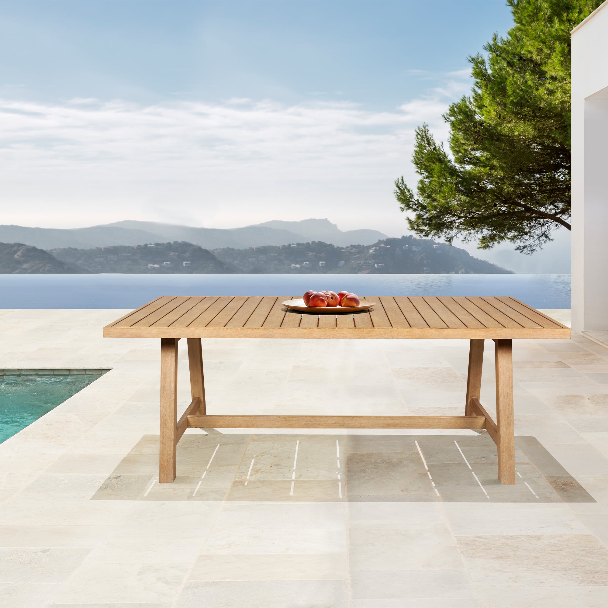 Armen Living Cypress Outdoor Dining Table