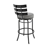 Armen Living Natya Swivel Counter-Height Stool