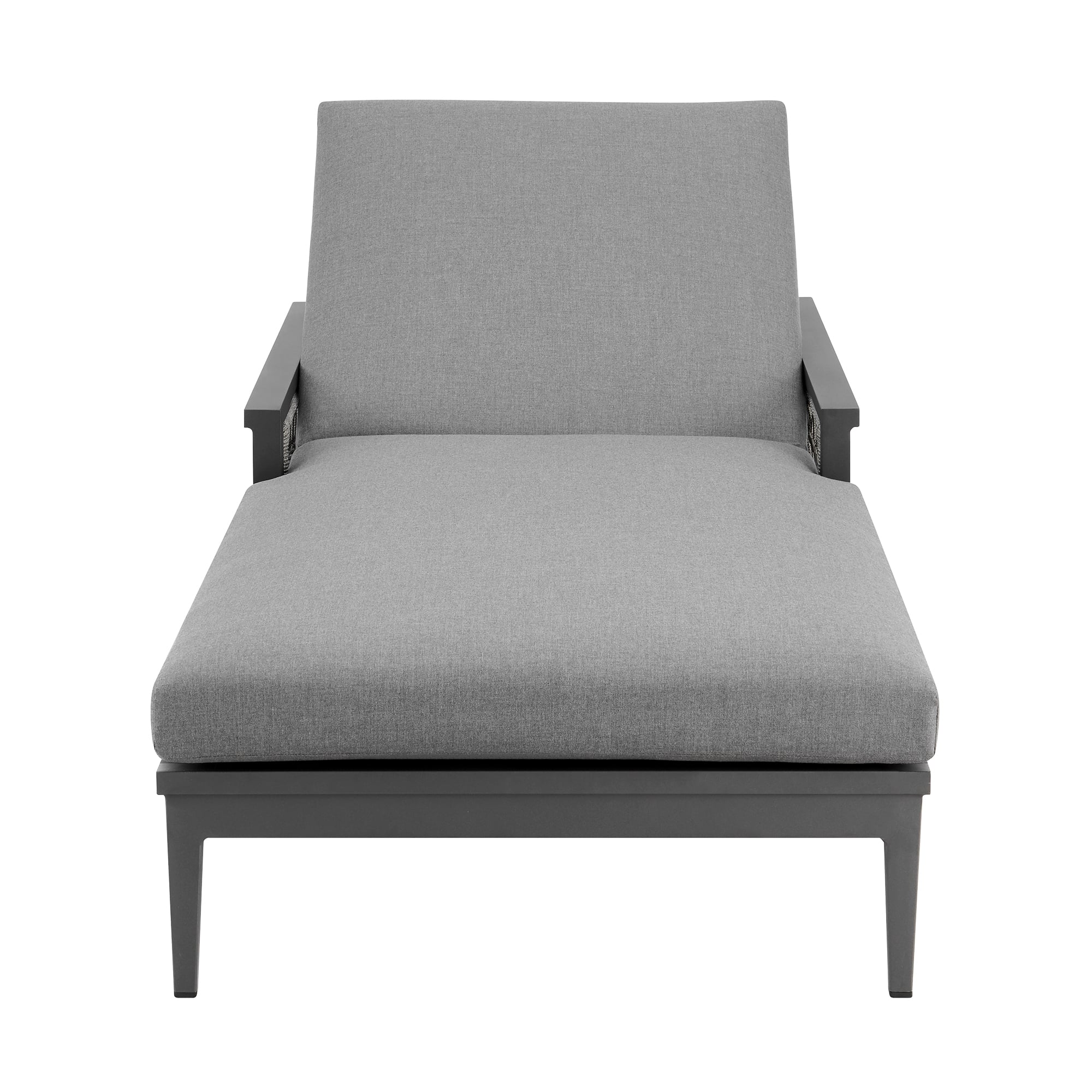Armen Living Zella Outdoor Chaise Lounge