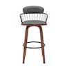 Armen Living Willow Swivel Bar Stool