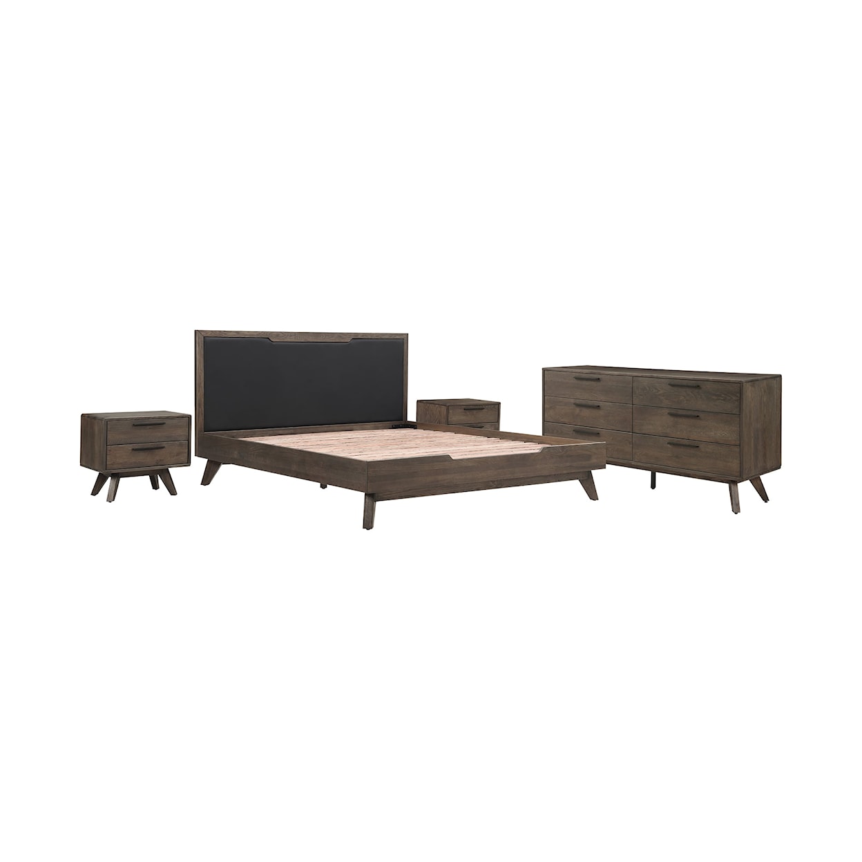 Armen Living Astoria 4pc Bedroom Set