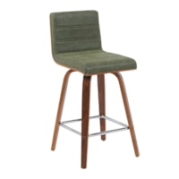 Walnut/Vintage Green