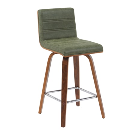 Upholstered Swivel Counter Stool
