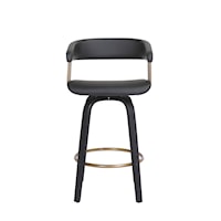 Contemporary Swivel Counter-Height Stool