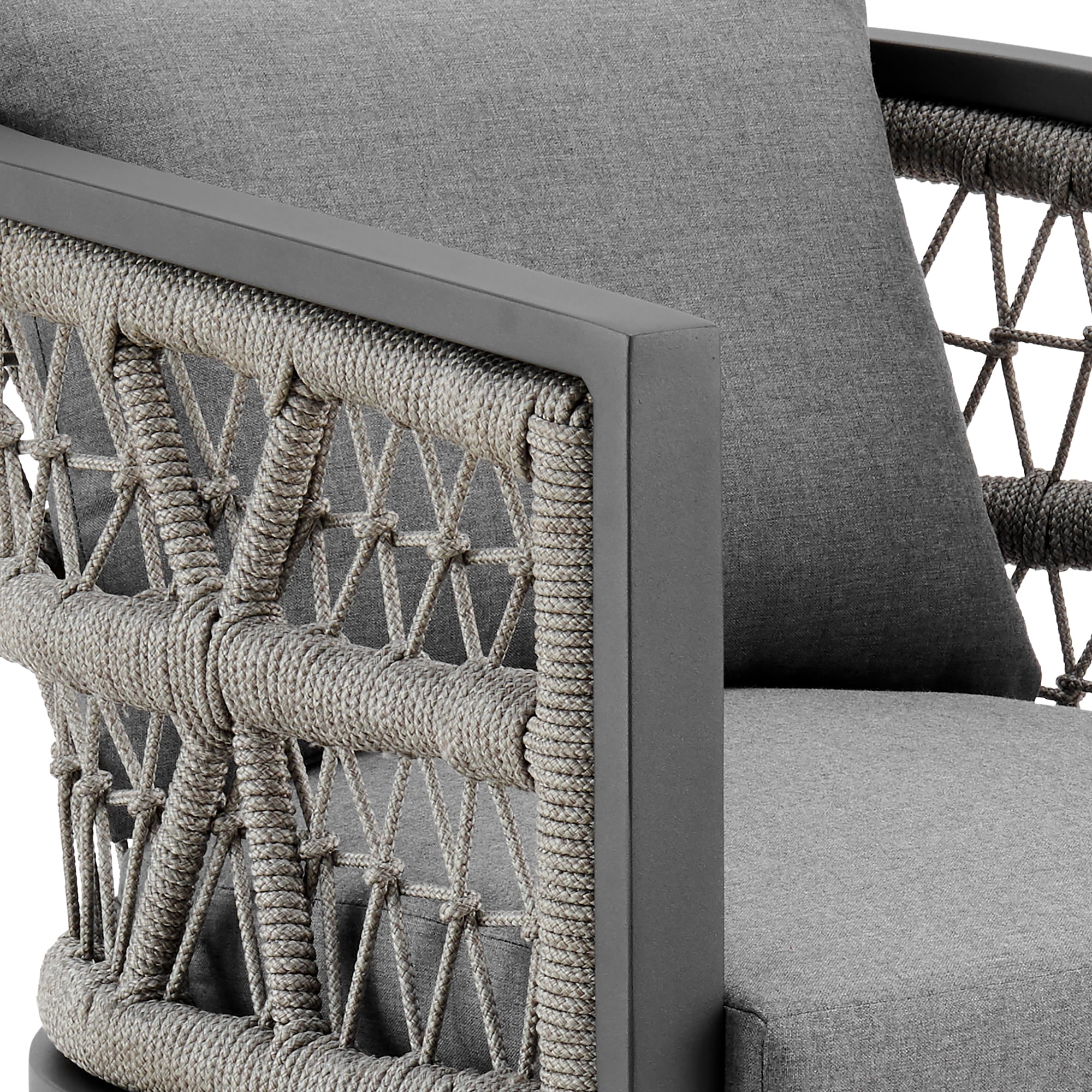 Armen Living Zella Outdoor Dining Chair