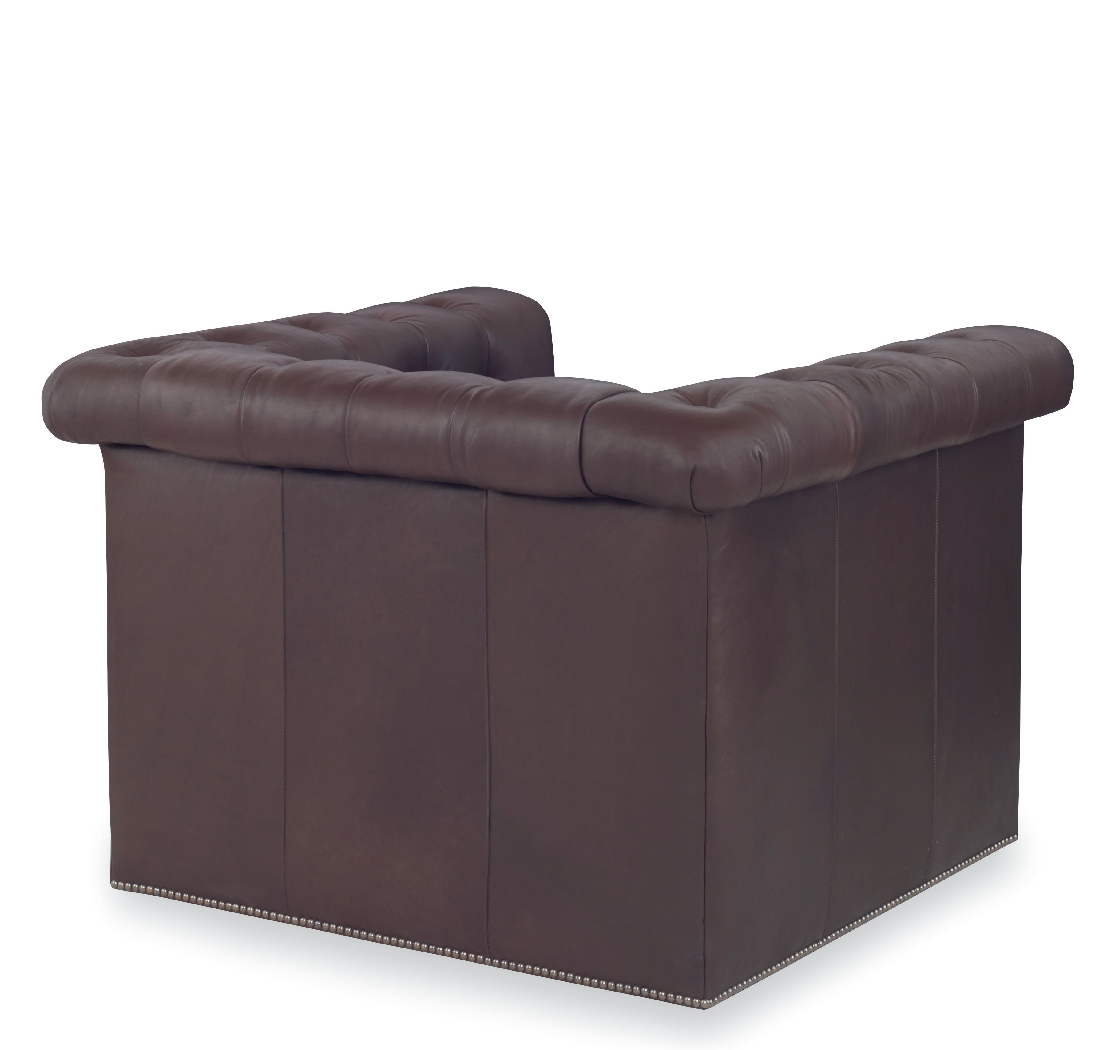 Modern Chesterfield Swivel Chair