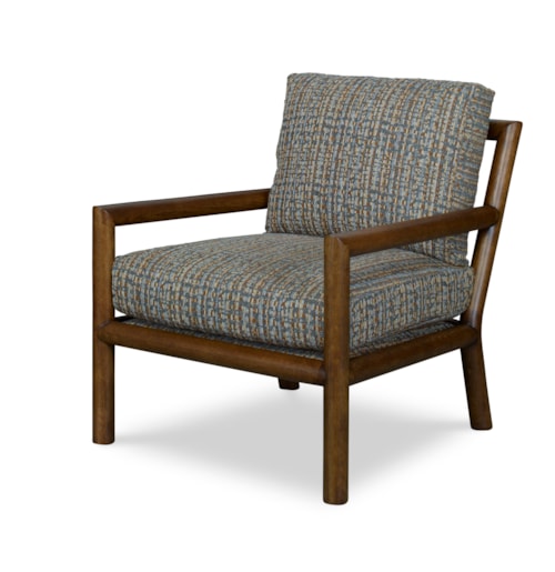 Voss Contemporary Loose Pillow Accent Chair