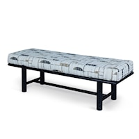 Leland Contemporary Upholstered Bench