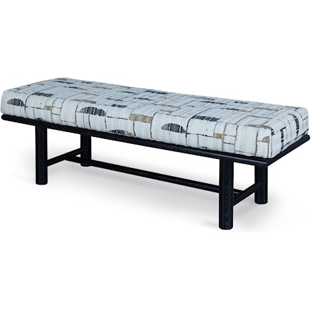 Leland Contemporary Upholstered Bench