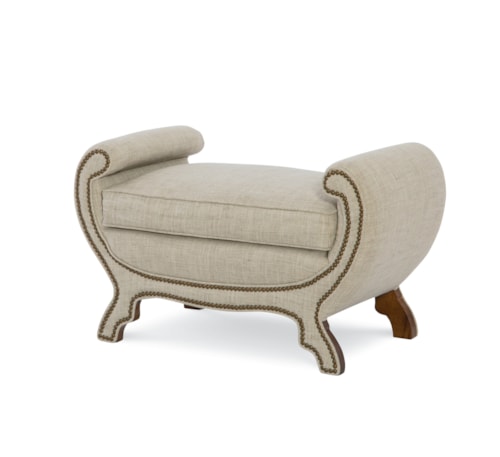 Duke of York Transitional Accent Ottoman