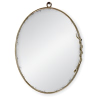 Glam Mirror with Metal Frame