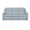 Century Leather Stone Motion Sofa