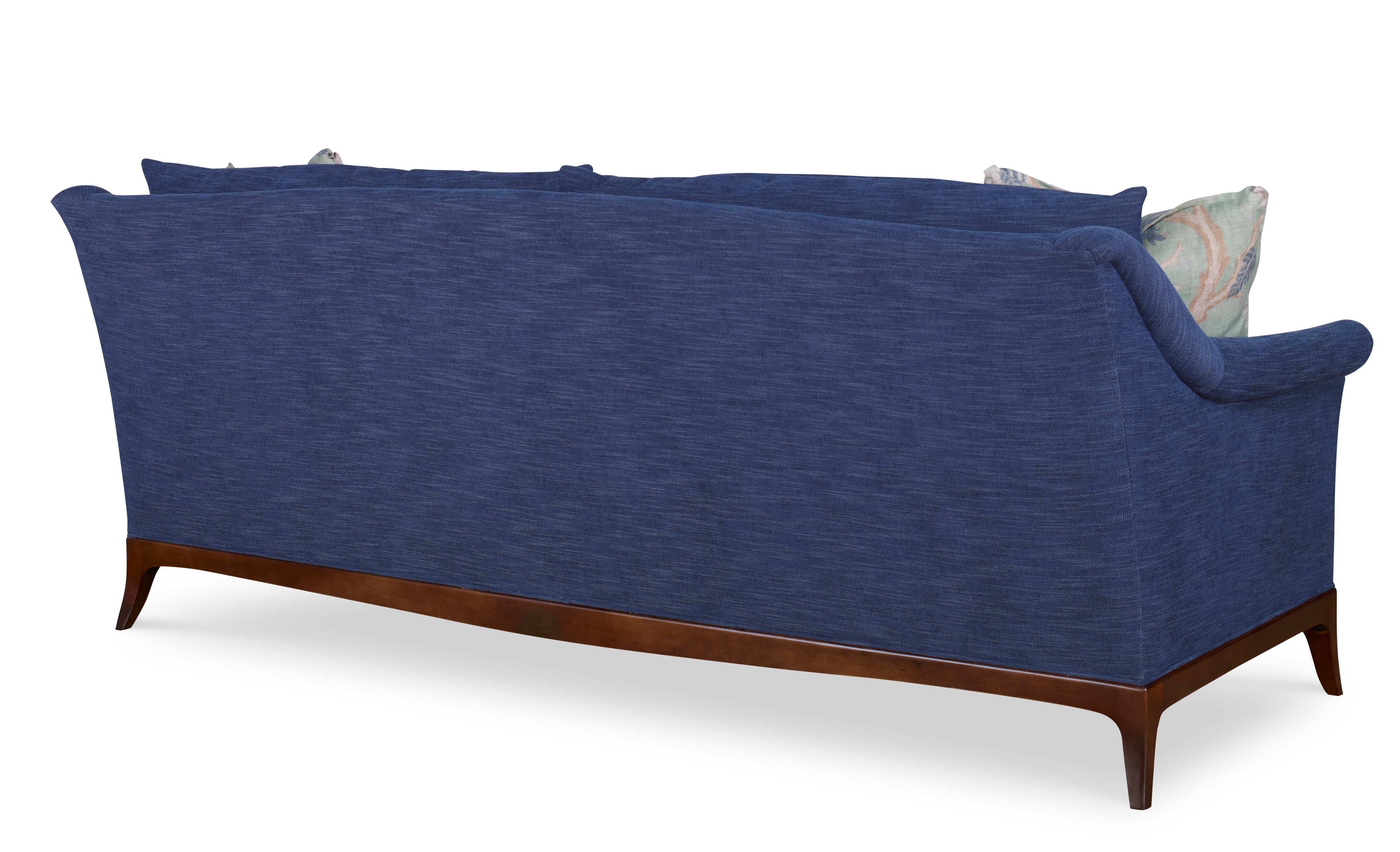 Exposed Wood Leg Sofa