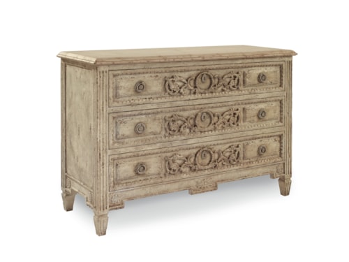 Monarch Traditional 3-Drawer Chest