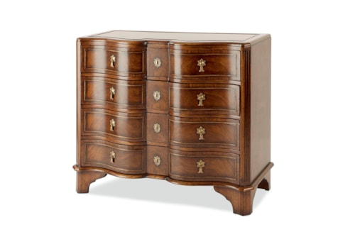 Monarch Traditional 4-Drawer Desk