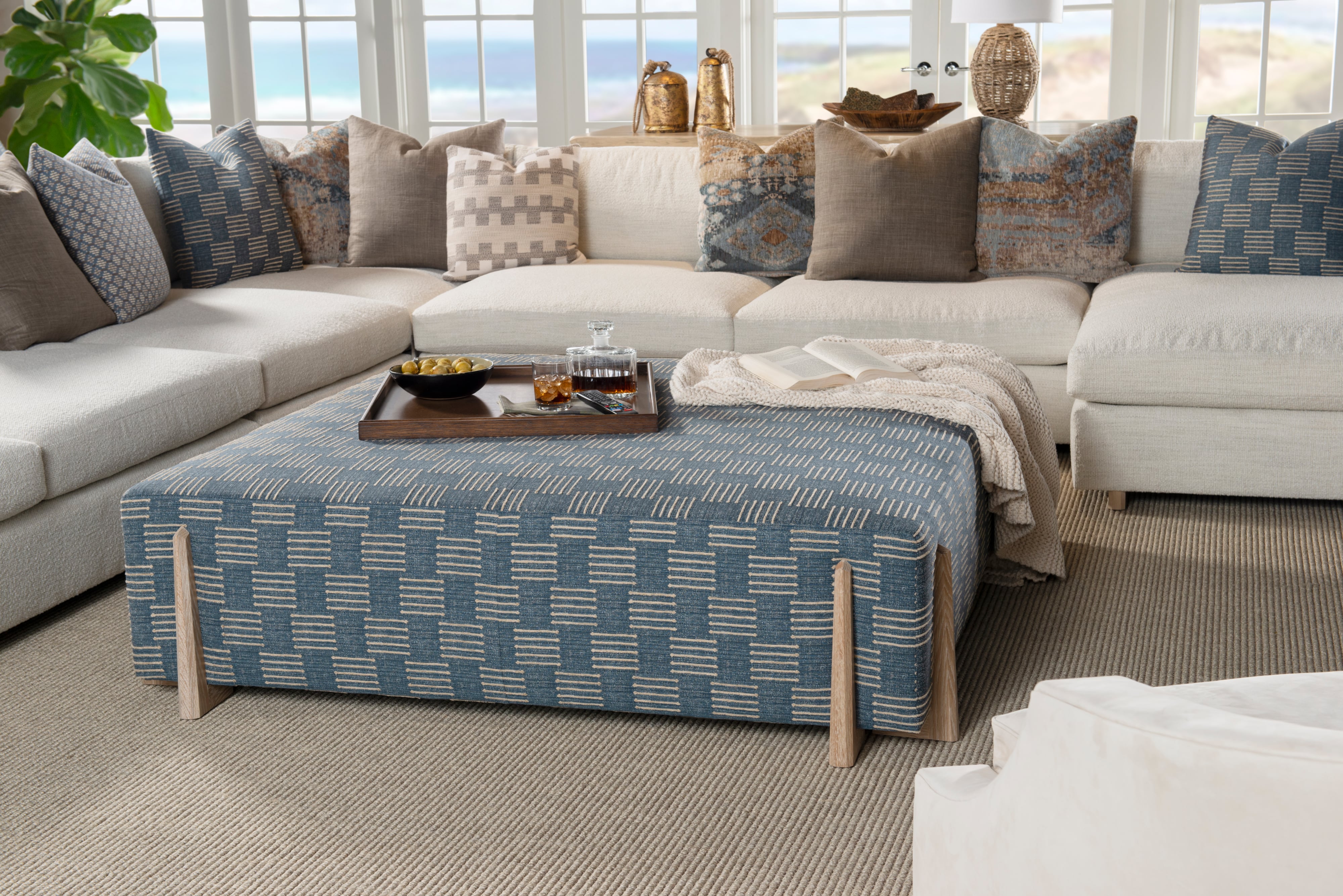 Rockford 60 Square Cockail Ottoman