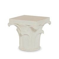 Corinthian Stone Column Side Table