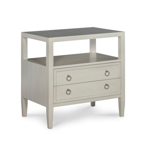 Harbor Two Drawer Nightstand