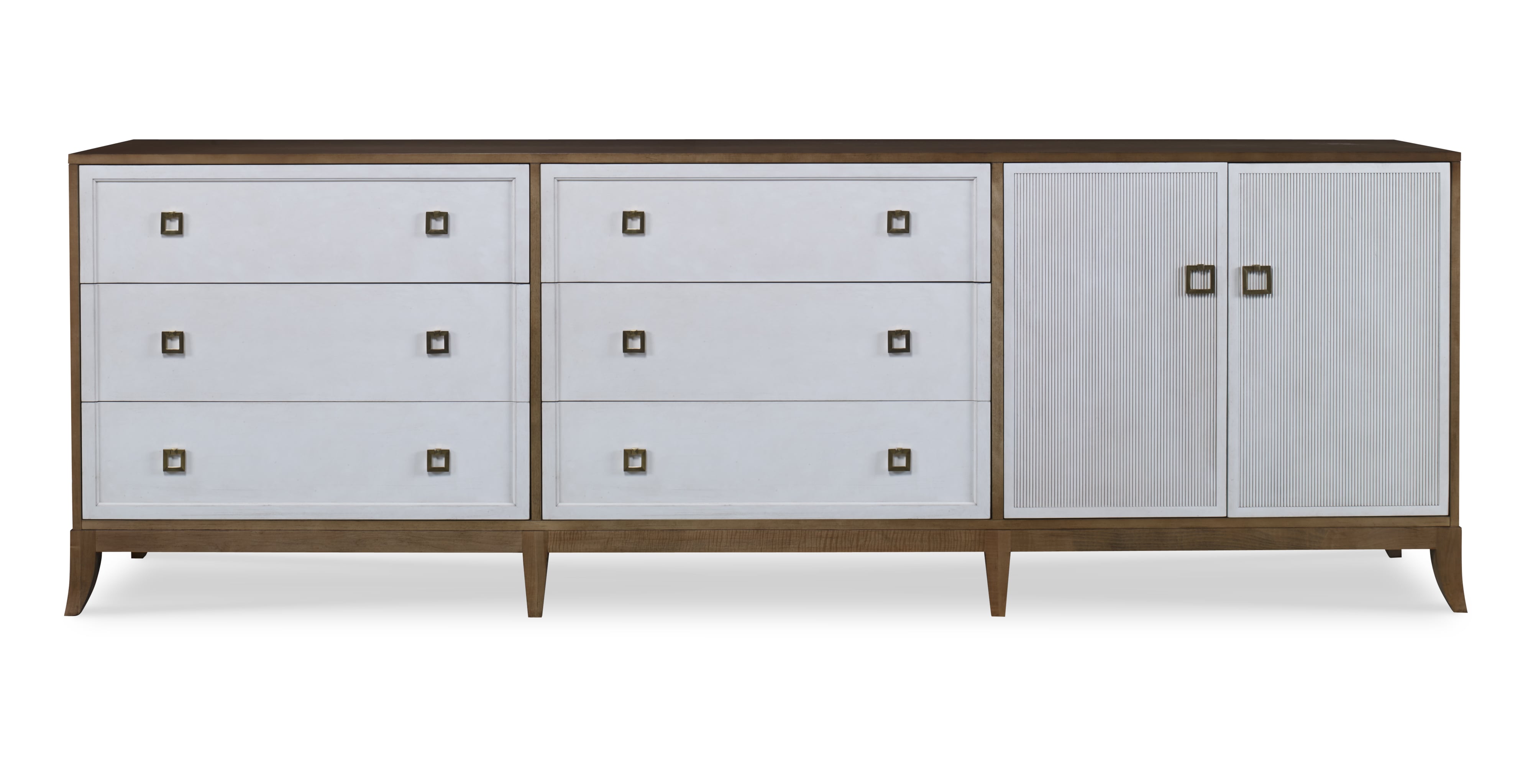 Details 6 Drawer/2 Door Low Credenza