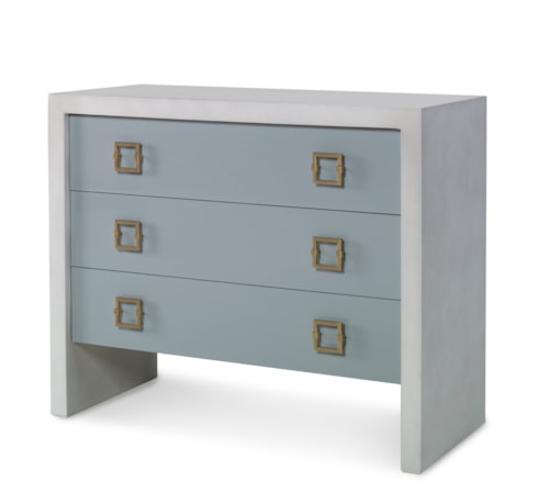 Monarch Contemporary 3-Drawer Chest