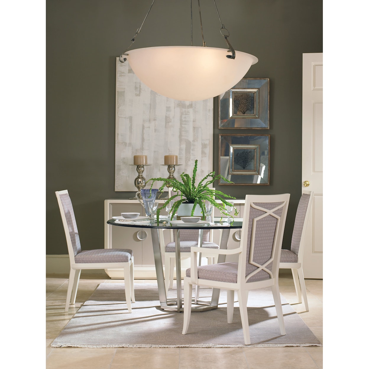 Century Paragon Club Round Dining Table