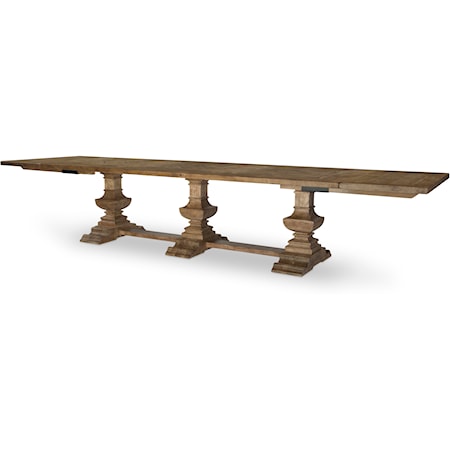 Sun Valley Transitional Dining Table with Leaves