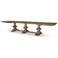 Sun Valley Transitional Dining Table with Leaves