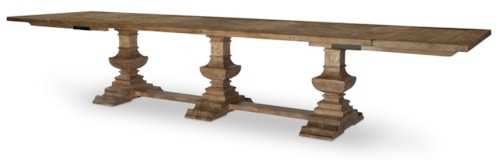 Sun Valley Transitional Dining Table with Leaves