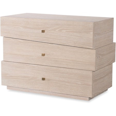 Contemporary 3-Drawer Occasional Chest