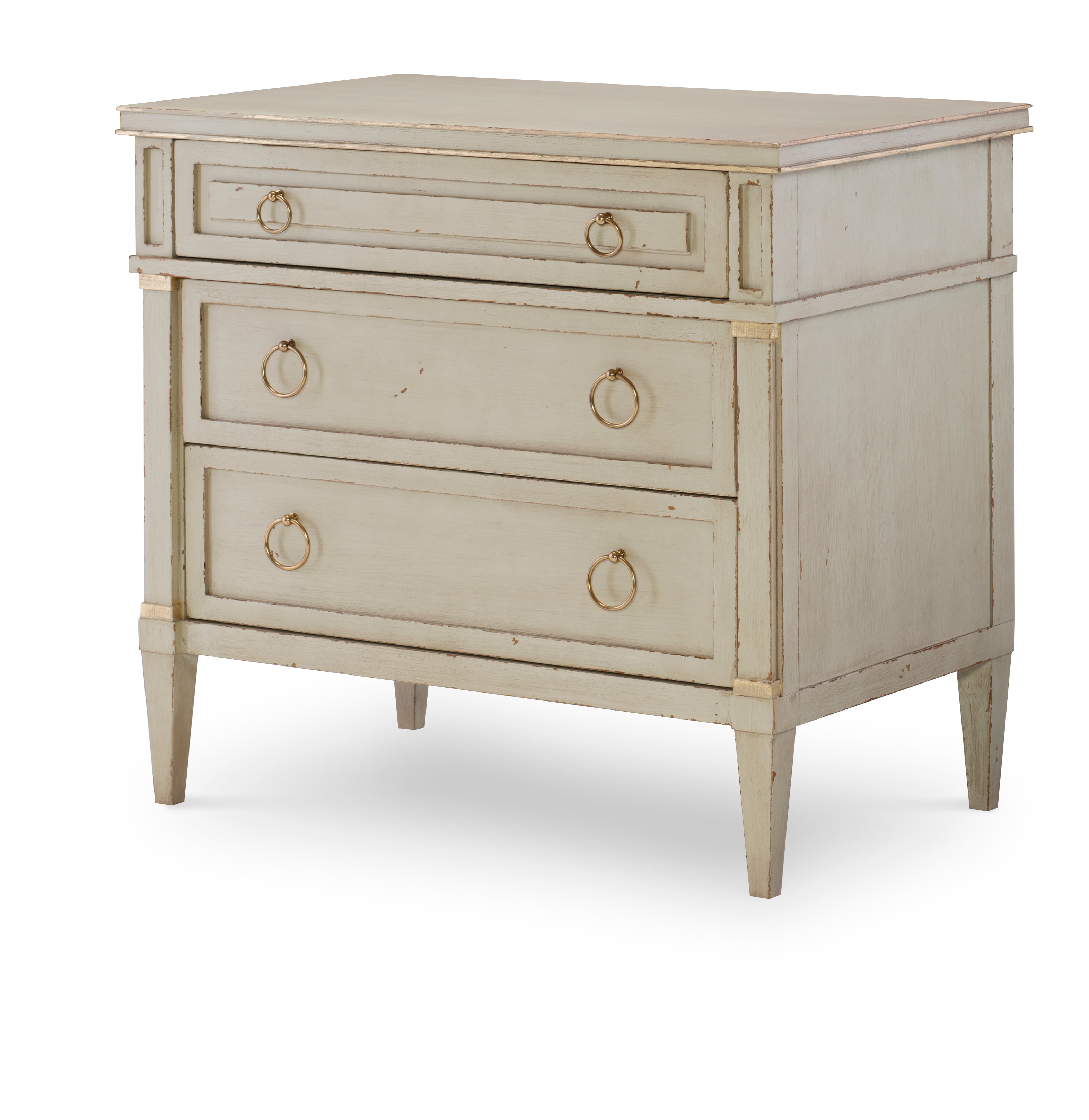 Traditional 3-Drawer Nightstand