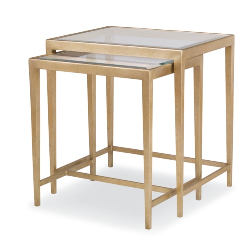 Wynwood Transitional Nesting Chairside Tables