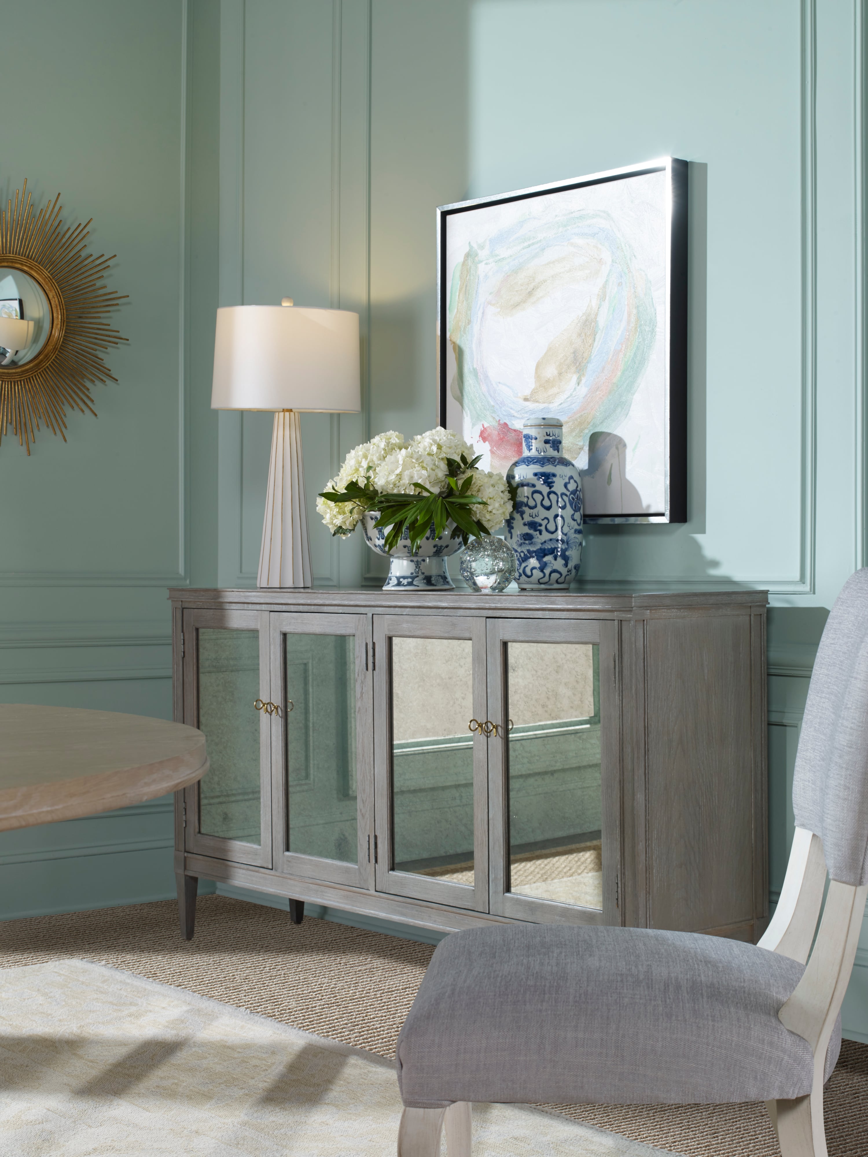 Century Maison '47 Mirror Front Sideboard