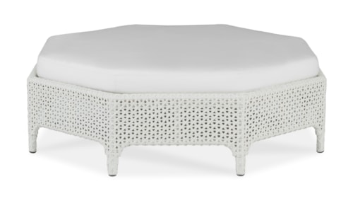 Tangier Coastal Octagon Cocktail Ottoman