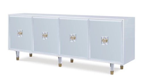 Monarch Contemporary 4-Door Credenza