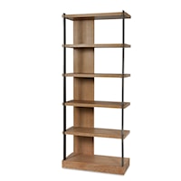 Avondale Contemporary 5-Shelf Bookcase