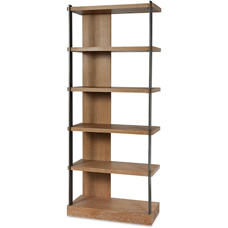 Avondale Contemporary 5-Shelf Bookcase