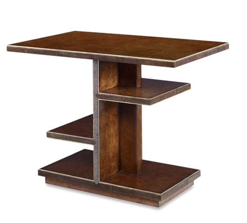 Metropolis Contemporary Chairside Table