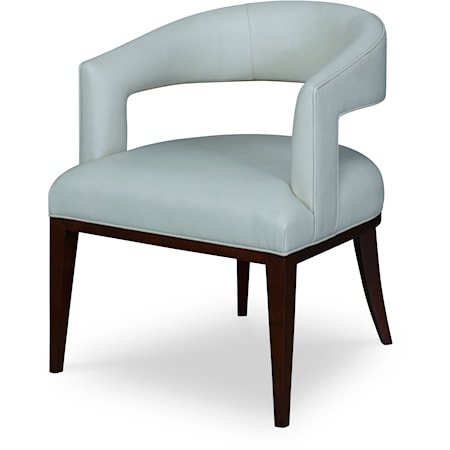 Rita Contemporary Leather Dining Arm Chair