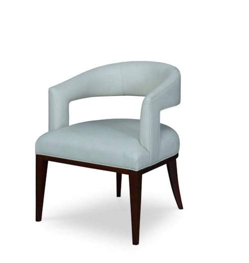 Rita Contemporary Leather Dining Arm Chair