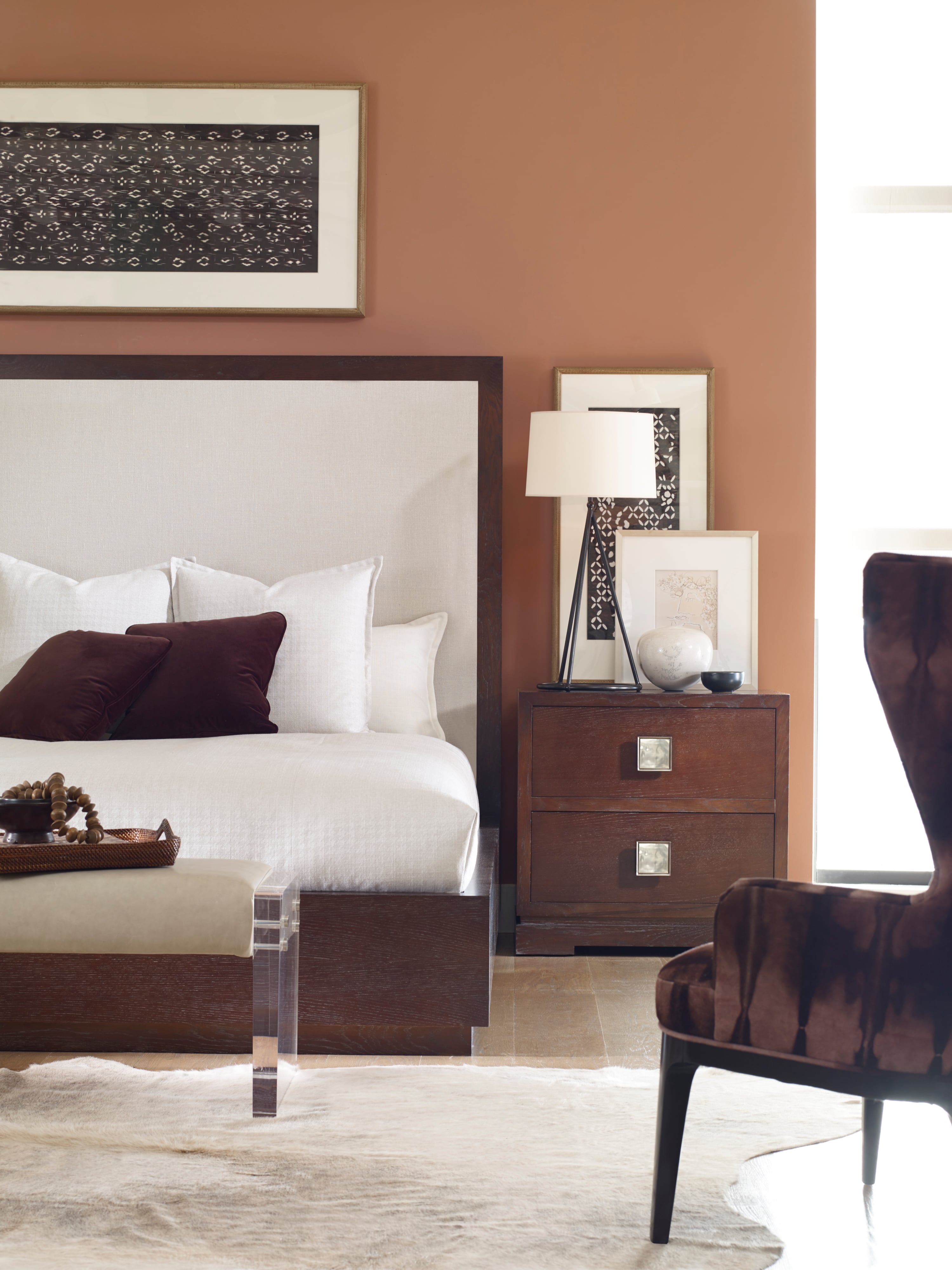 Bed With Uph Headboard - King