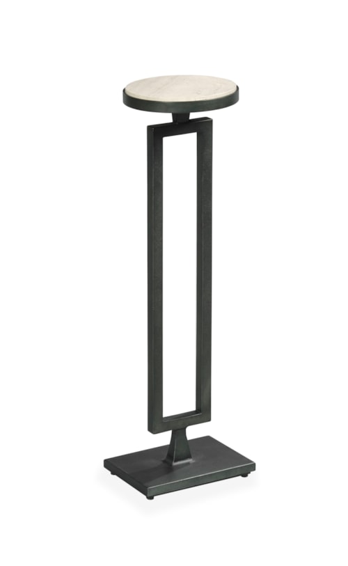 Contemporary Pericles Martini Table with Stone Top