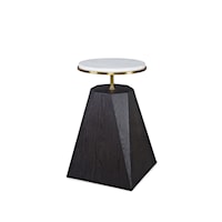 Contemporary Chairside Drink Table - Mocha
