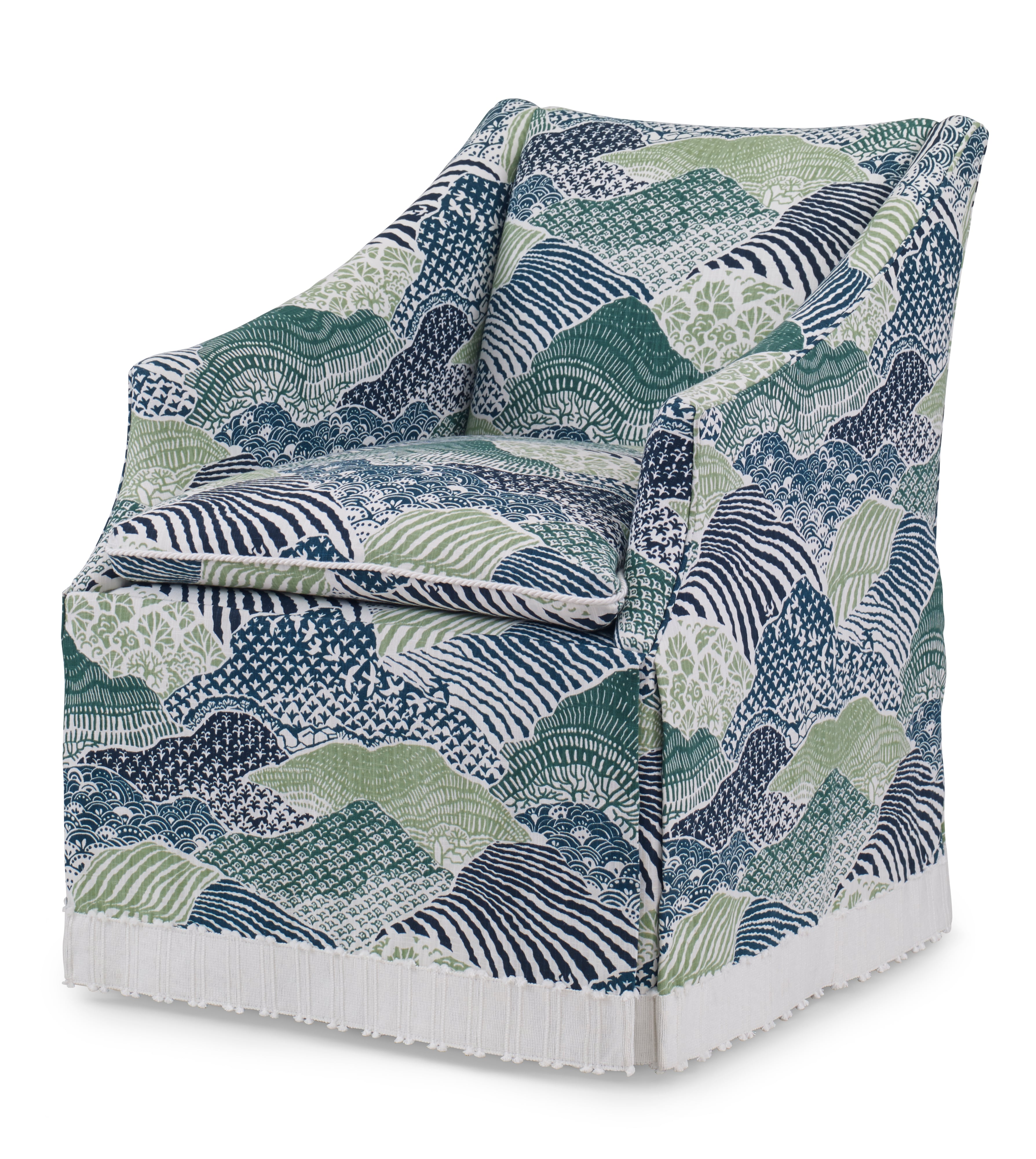 Skirted Accent Chair