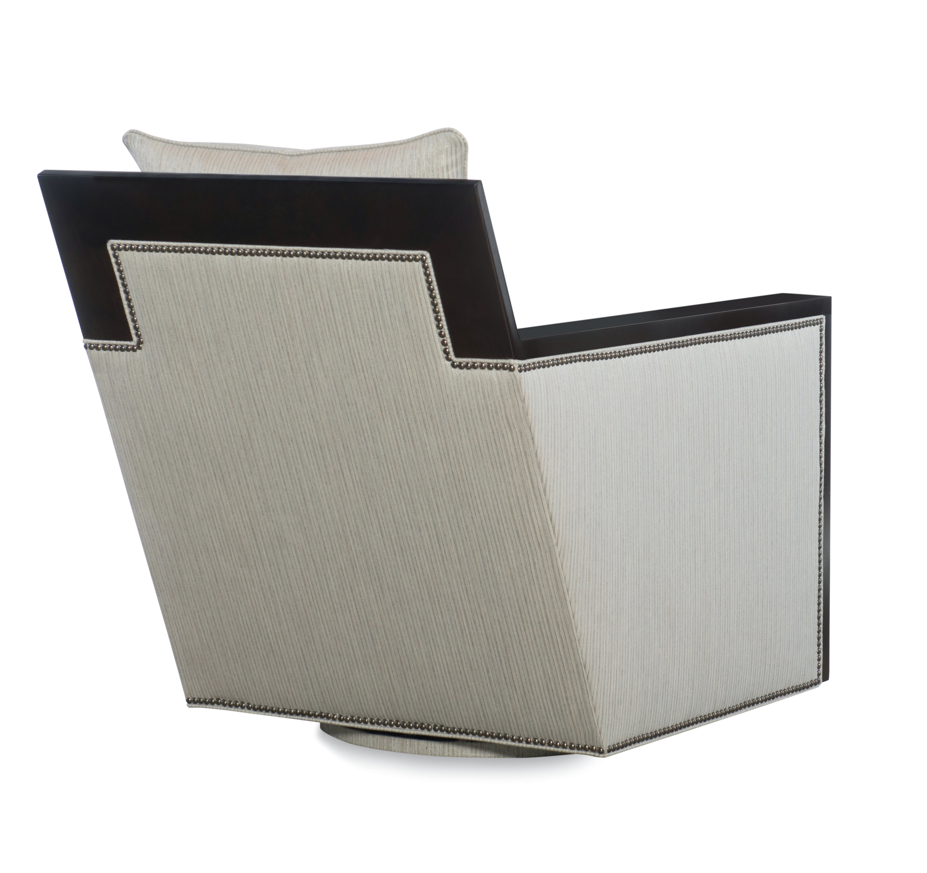 Wood Arm Swivel Chair