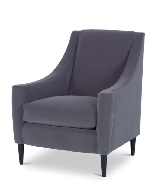 Contemporary Potter Chair with Slope Arms