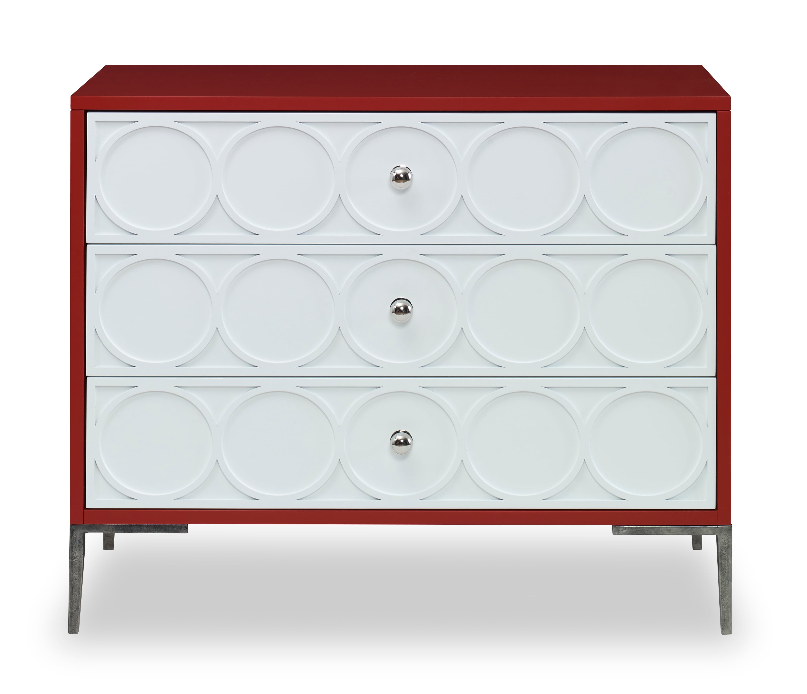 Century Details Case Details 3 Drawer Large Nightstand