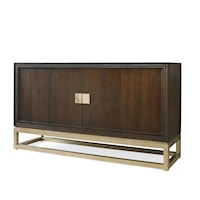 Transitional Credenza with Silverware Tray