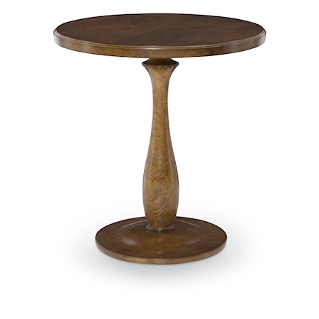 Cleo Pedestal Side Table